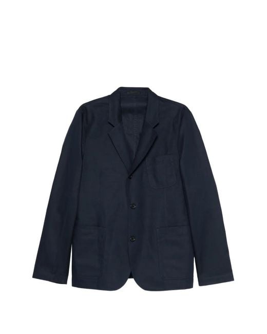 Paul Smith Blue Patch-Pocket Blazer for men