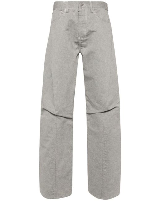 Maison Margiela Straight Jeans Met Vijf Zakken in het Gray voor heren