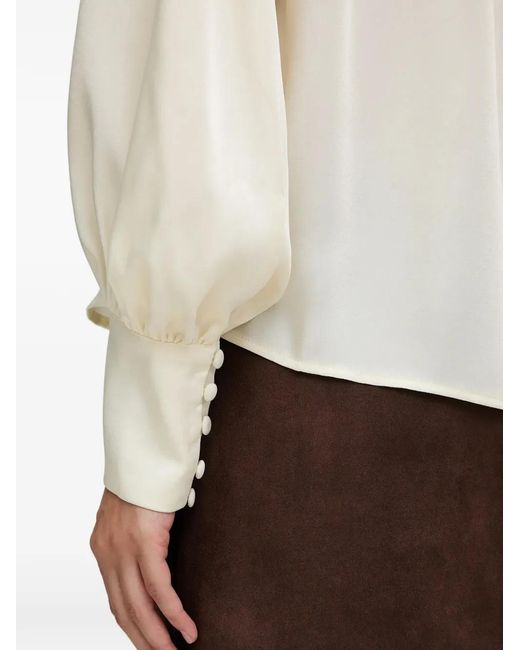 Bardot White Revana Bow Blouse