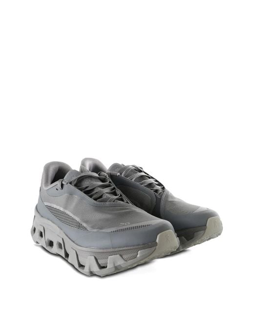 On Shoes Gray X Paf Cloudmster Hyper Sneakers for men