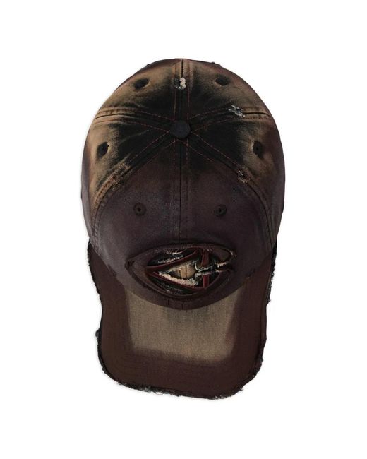 CAMPERLAB Gerafelde Pet Met Patch in het Black