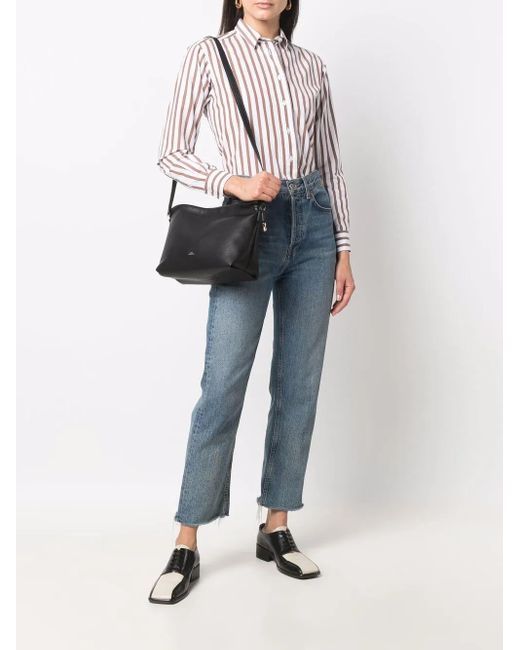 A.P.C. Black Small Ninon Cross Body Bag