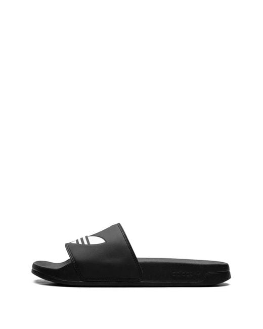 Adidas Black Adilette Lite Slides for men