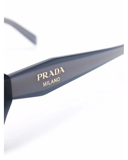 Prada Blue Cat-Eye Frame Glasses