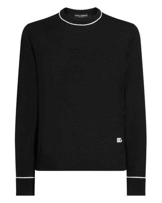 メンズ Dolce & Gabbana ウール セーター Black