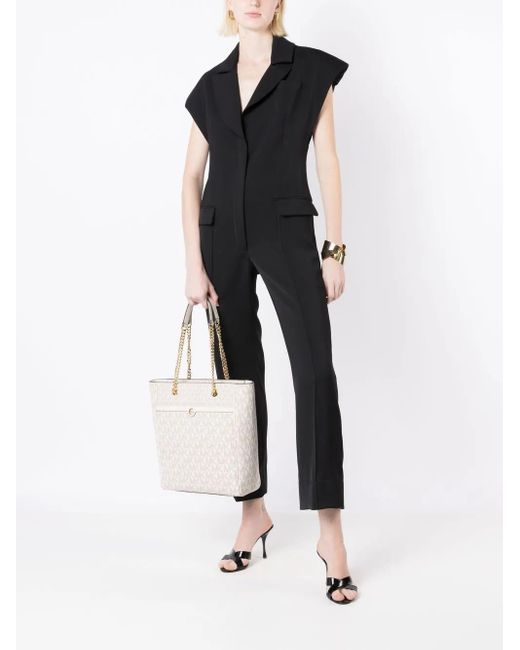 MICHAEL Michael Kors White Blaire Monogram Tote