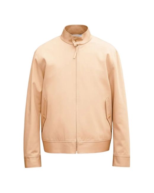 Gabriela Hearst Natural High-Neck Zip-Up Jacket for men