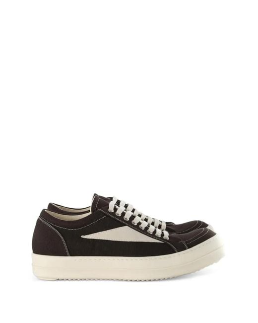 Rick Owens White Vintage Low Sneakers for men