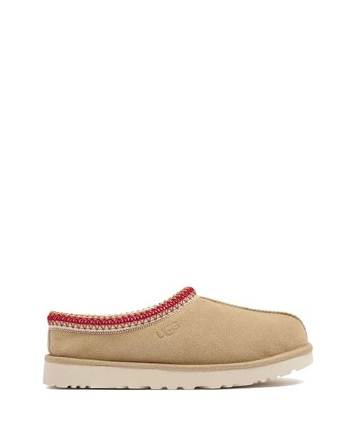 Ugg Brown Tasman Ii Suede Flatform Slippers
