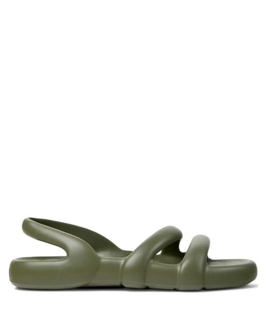 Camper Green Kobarah Strap Flat Sandals for men