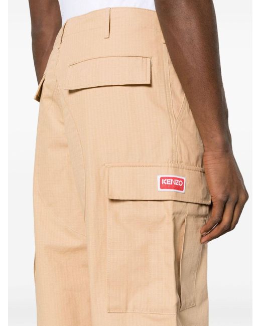 KENZO Natural Pantaloni Cargo Workwear for men