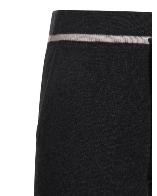 Eleventy Black Drawstring-Waist Straight Trousers