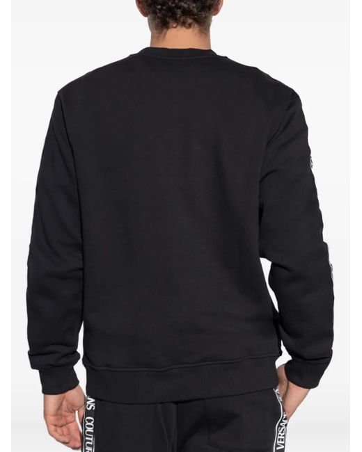Versace Jeans Couture Blue Logo-Detailing Sweatshirt for men