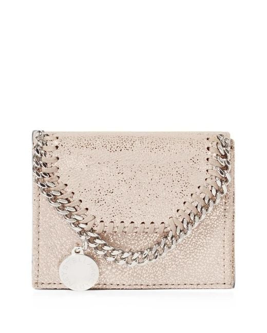 Stella McCartney Natural Falabella Trifold Wallet