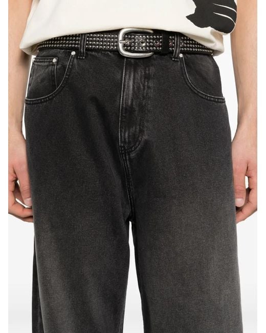 Arte' Gray Five Pockets Straight Trousers for men