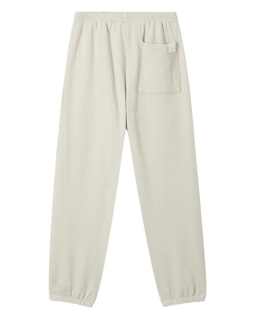 Izzue White Elasticated-Cuff Track Pants for men
