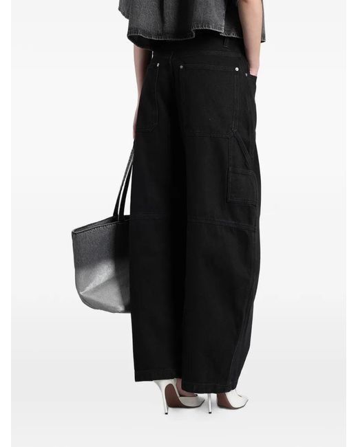 Alexander Wang Black Pre-Styled Mid-Rise Jeans