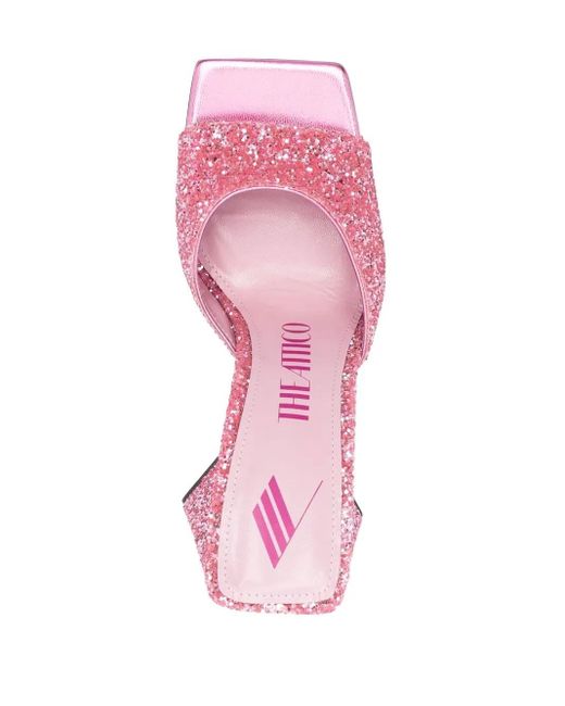 The Attico Pink Devon Mule 115mm