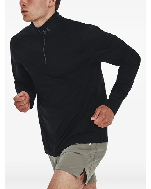 Under Armour Blue High-Neck Zip-Fastening Jacket for men