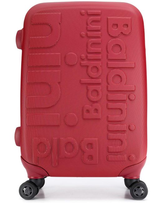 Baldinini Red Embossed Logo Trolley