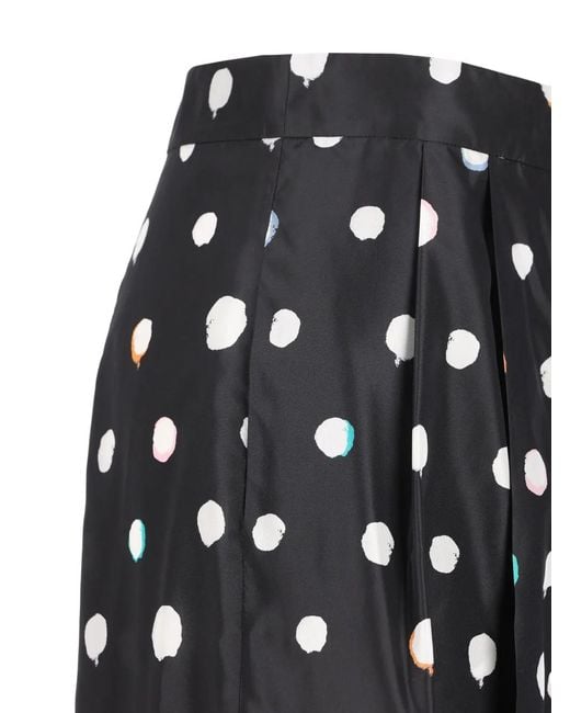 Fendi Black Polka-Dot Trousers