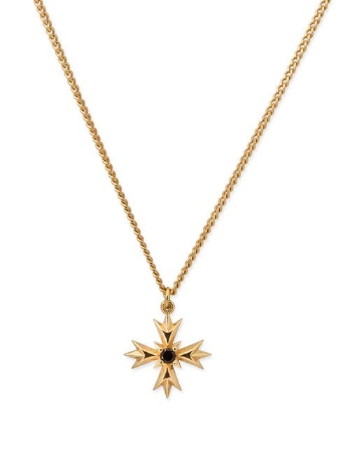 Emanuele Bicocchi Metallic Crest Crystal Necklace