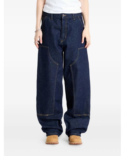 Carhartt Blue Brandon Double Knee Cotton Jeans