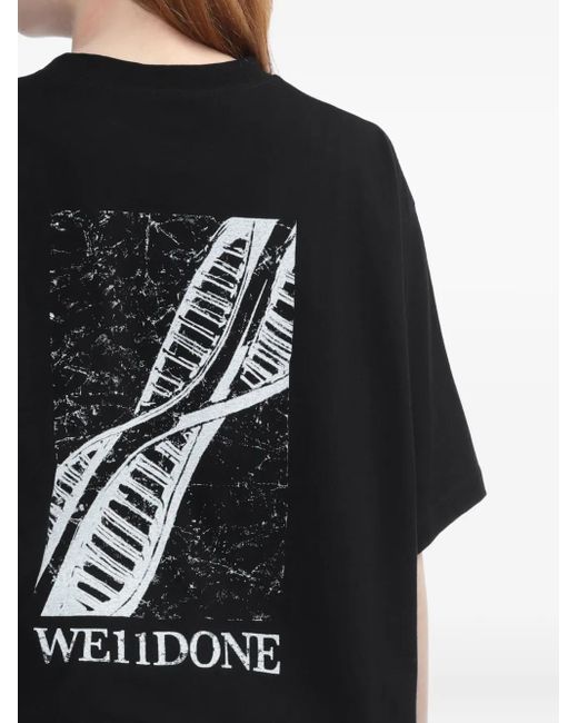 we11done Black Dna T-Shirt