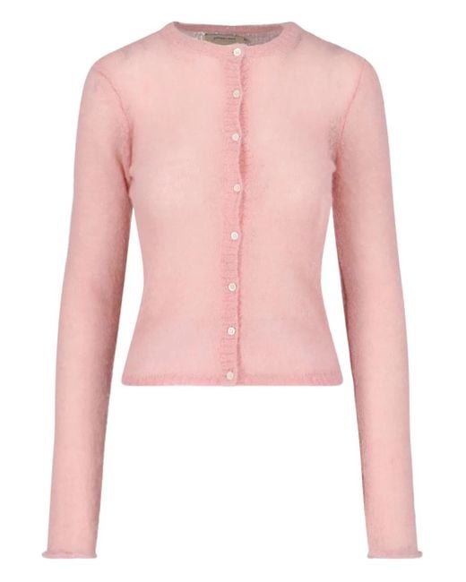 Paloma Wool Pink Nous Buttoned Cardigan