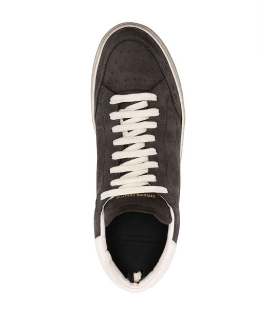 Officine Creative White Lace-up Low-top Sneakers for men