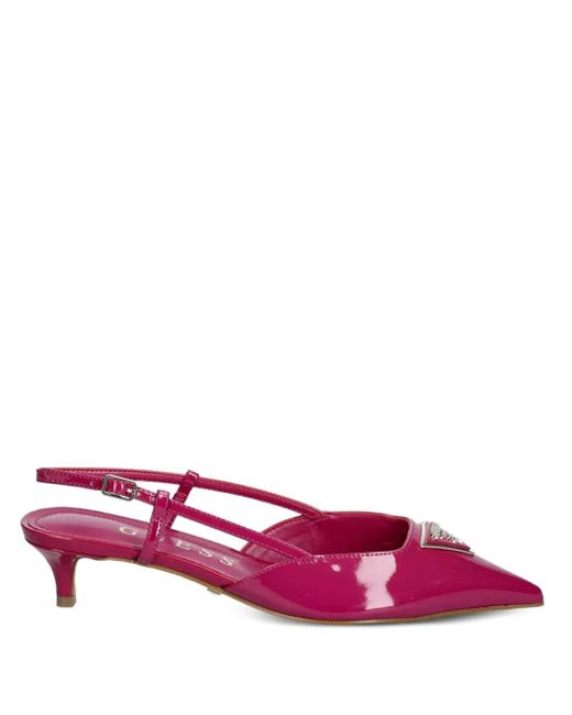 Guess Pink 40Mm Jesson Pointed-Toe Slingback Pumps