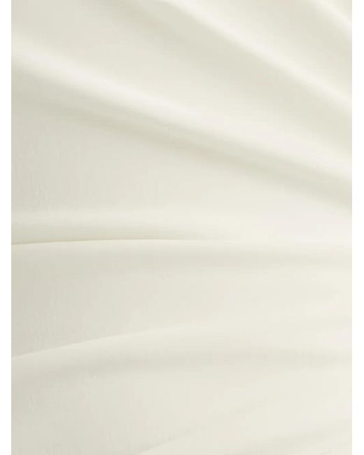 Tadashi Shoji White Embellished Slit Dress