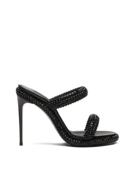 Casadei Black Sirio Sandals