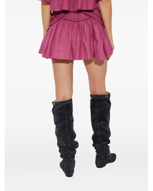 Minigonna Ceola di Isabel Marant in Pink