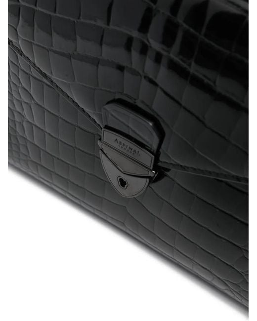 Aspinal Black Mayfair Top-Handle Bag