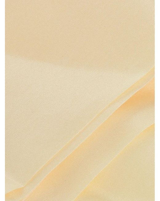DSquared² White Slim Silk Scarf for men