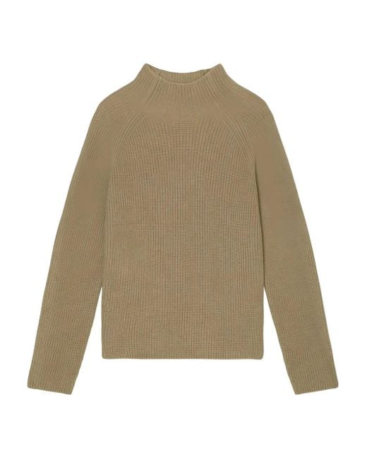 Jersey con cuello alto Marc O' Polo de color Natural