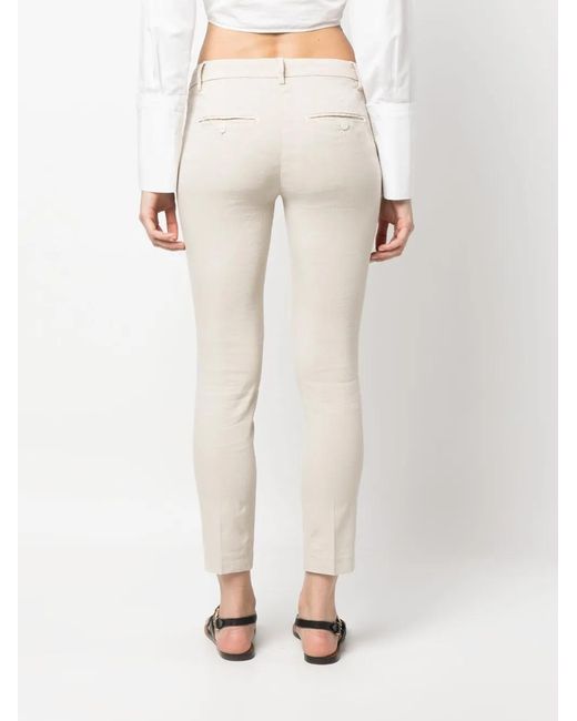 Dondup Natural Slim Cropped Trousers