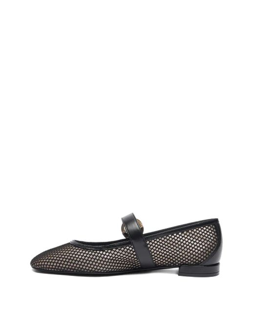 Stuart Weitzman Black Arabella Ballet Flats