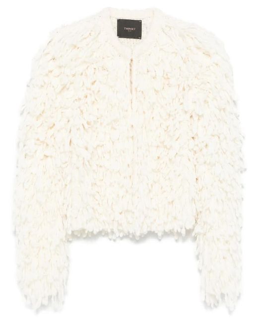 Twinset White Elizabeth Jacket