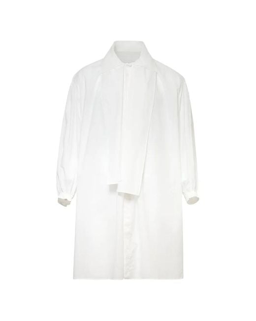 Yohji Yamamoto White Button Shirt for men