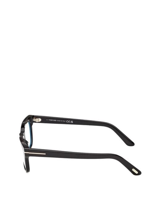 Tom Ford Black Square-Frame Glasses