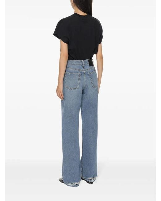 Won Hundred Blue Simple T-Shirt