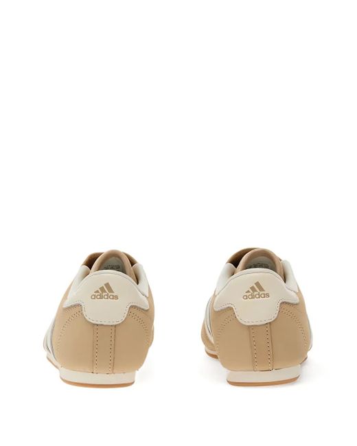 Adidas Brown Taekwondo W Three-Stripe Strap Sneakers