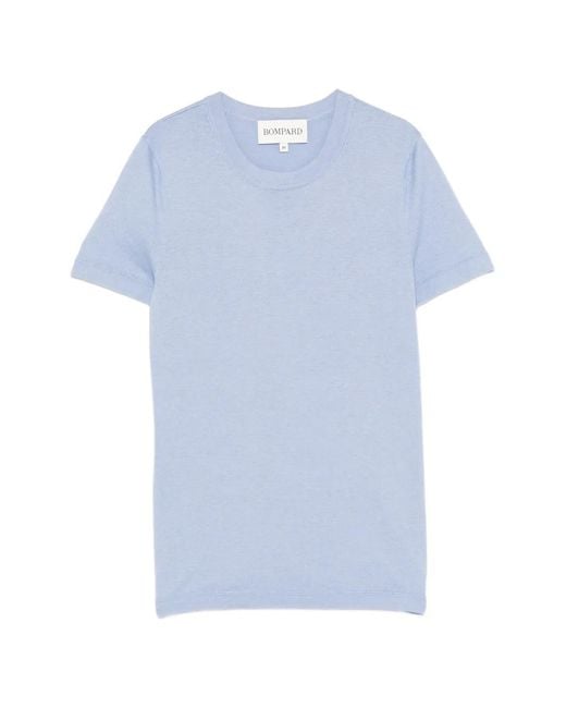 Bompard Blue Round Neck T-Shirt