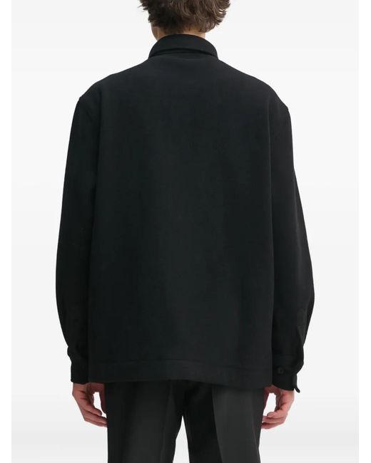 Etudes Studio Black Pocket Collared Jacket for men