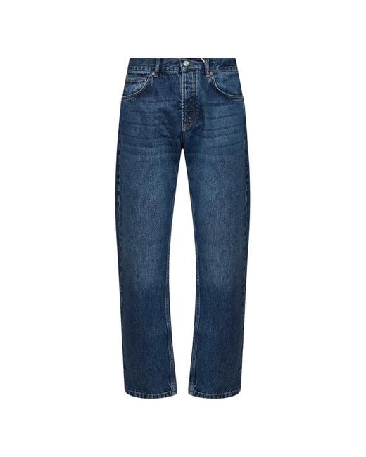 NN07 Blue Stone-Washed Jeans for men