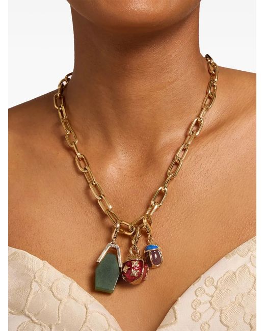 LaDoubleJ Pink Lady Scarab Charm