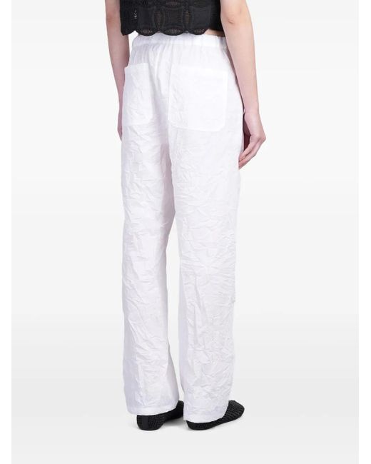 Holy Caftan テクスチャード パンツ White