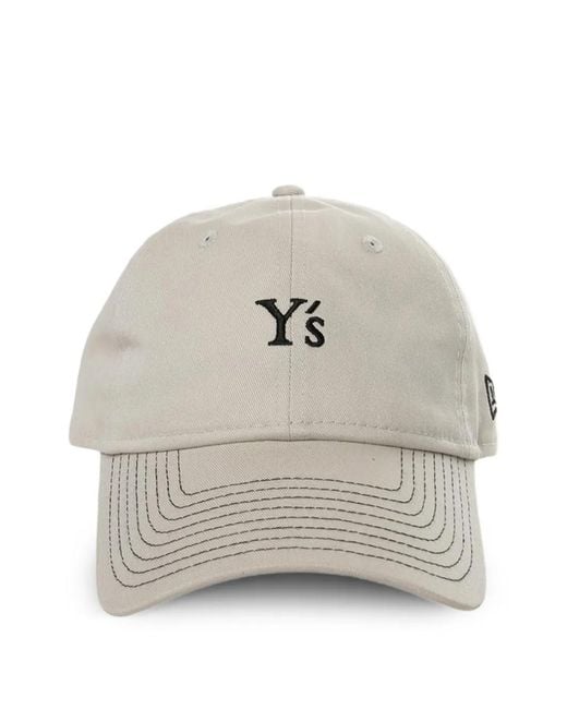 Y's Yohji Yamamoto Gray X New Era 920Cs Logo-Embroidery Cap